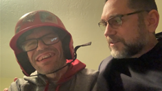 Dr. Scoles and Anthony Capra