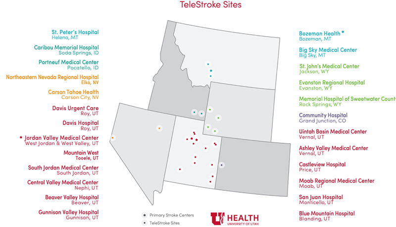 Telestroke Map